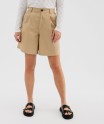 Bermuda ample en coton femme
